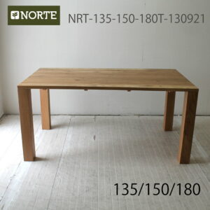 オーク材テーブル NRT-135-150-180T-130921 オーク オーク材 天然木