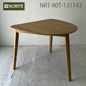 北欧家具 個性的なダイニングテーブル NRT-90T-131143 丸みのある三角テーブル 三角形