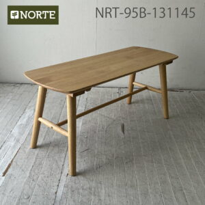 コンパクトなベンチ NRT-95B-131145 オーク突板