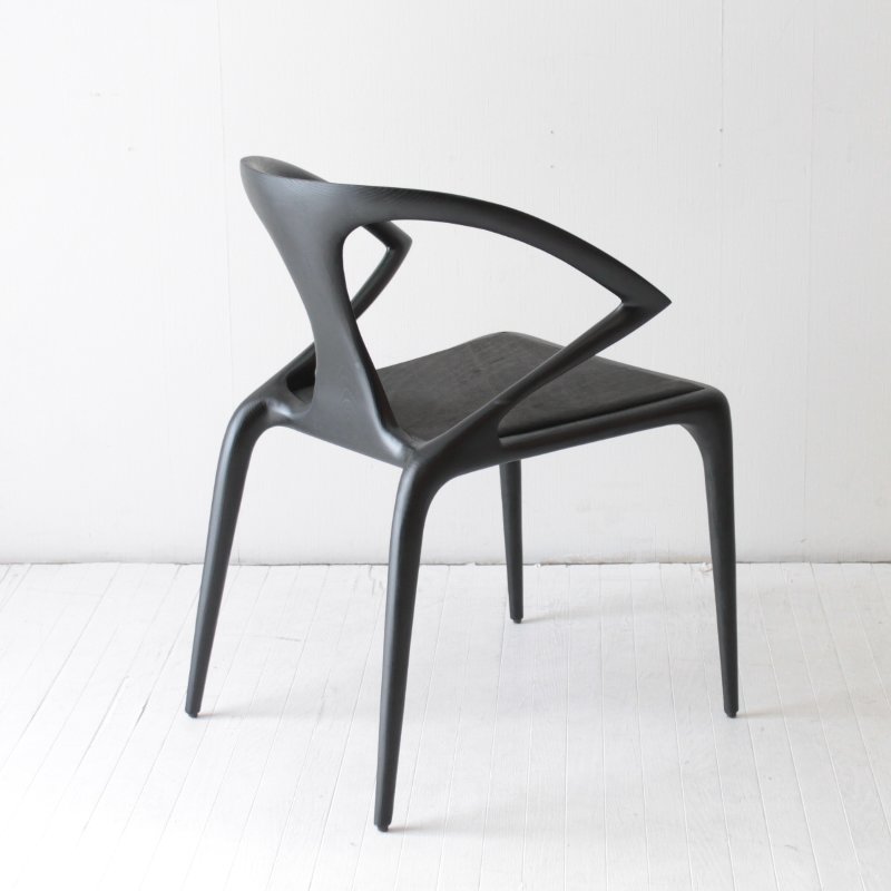 【訳ありアウトレット品】99,000円→49,000円！51%OFF CNT-C-127939 北欧 ダイニングアームチェア ブラック 美しい曲木椅子
