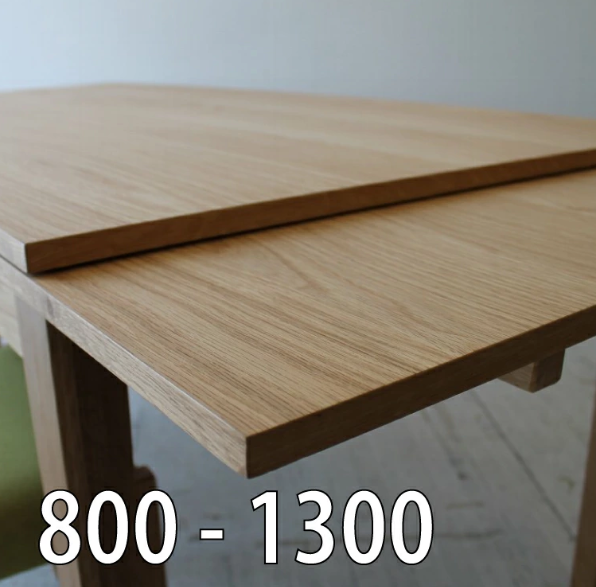 北欧家具　ダイニングテーブル　伸張式ダイニングテーブル　80-130　オーク材　NRT-80T-130OAK/501329